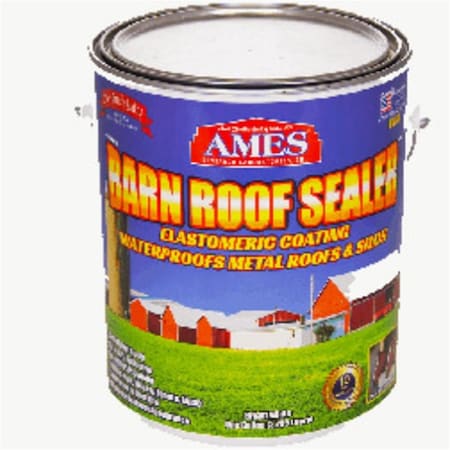 Ames Research Laboratories Ames Research Laboratories BRS1 1 gal Rubber Barn Roof Sealer; White - Pack of 4 BRS1